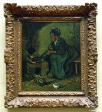 Haga click para ver la imagen ampliada 1885 paysanne cuisinant dans une cheminee.jpg